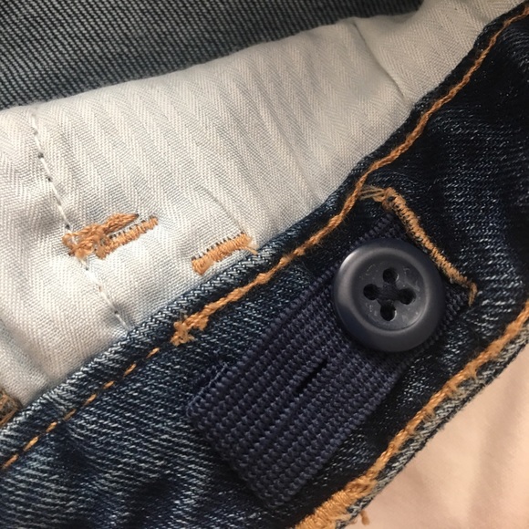 Gap Factory Kids Blue Denim Midi Shorts size 5 - Picture 6 of 7